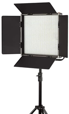 ILED 1024AS LED Bi-Color Dimmbare Video Light Panel mit V-Mount Plate und LCD Touch Screen