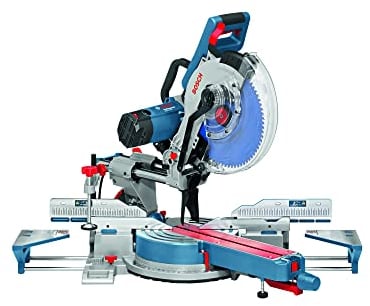 Bosch Professional Kappsäge Gehrungssäge GCM 12 SDE (Schnittkapazität 0°: 85 x 370mm, inkl. Sägeblattdurchmesser: 305mm, 1.800 Watt, inkl. 1x Kreissägeblatt)