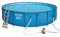 Bestway Frame Pool Steel Pro, Set mit Filterpumpe und Zubehör, 549 x 122 cm, blau