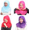 GladThink 4 X Frauen Muslim Plus Size Chiffon Hijab-Schal Set No.10
