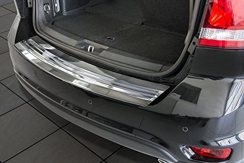 Avisa Edelstahl Heckstoßstangenschutz passgenau | kompatibel mit Fiat Freemont 2011-2016 & Dodge Journey 2012- - Silber