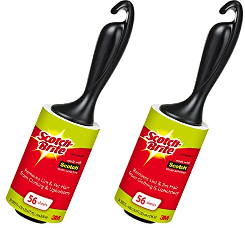 NEW 2 x Scotch Brite Lint Roller Hair Remover