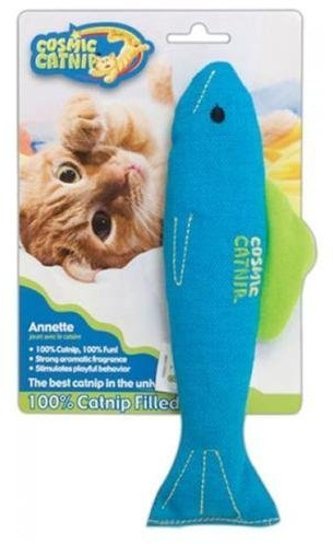 100% Catnip Filled Cat Toy Style: Fish Anette