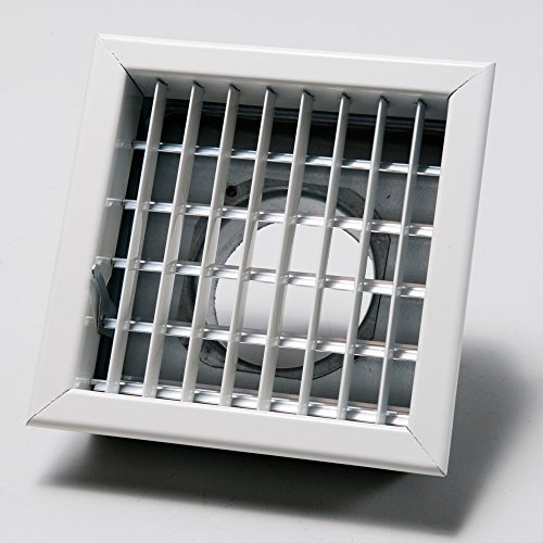 MCZ quadratischer Luftauslass, ø 80 mm