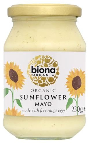 BIONA Organic Mayonnaise with Sunflower Oil 230g (PACK OF 1)