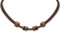 HANA LIMA ® Lederkette Lederband braun verstellbar für eigenen Anhänger Halskette Leder Surferkette