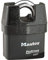 Master Lock 6327EURD Candado Alta Seguridad y Estanco , Llave, Arco Protegido, Exterior, CEN Insurance Approved, 6327EURD, Óptimo para Usos de Transporte y Industriales, Negro, 66 mm