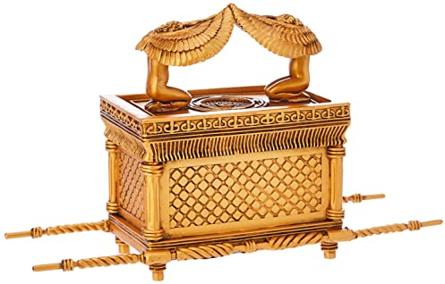 Design Toscano Religiöses Geschenk Schmuckschachtel, Ägyptische Statuen, 10 x 11,5 x 18 cm