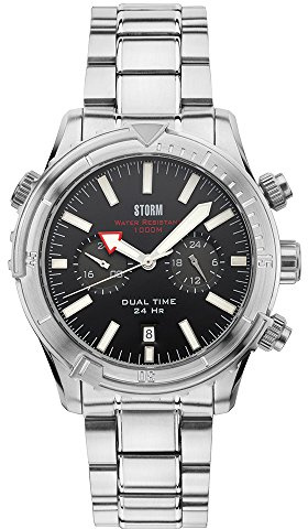 Storm London AQUA PRO 47281/BK Herrenarmbanduhr Duale Anzeige
