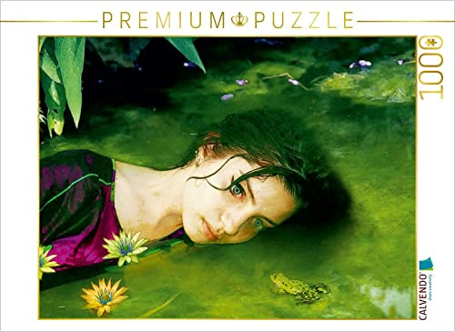 CALVENDO Puzzle Beobachtende Meerjungfrau | 1000 Teile Lege-Größe 64 x 48 cm Foto-Puzzle für glückliche Stunden