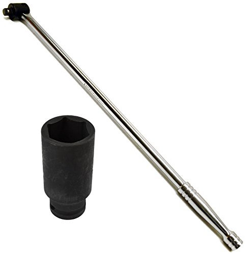 AB Tools Land Rover l'écrou de roue 27mm 1/2 & 24 profondes à l'aide d'une barre d'alimentation