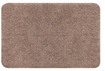 Spirella – Badematte – Weiche und Bequeme Acryl-Badematte – Ideal fürs Badezimmer – rutschfest und saugfähig – Maße: 70 x 120 cm – Braun