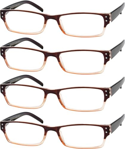 Eyekepper Unisex 4-Pack Reading Glasses +2.75