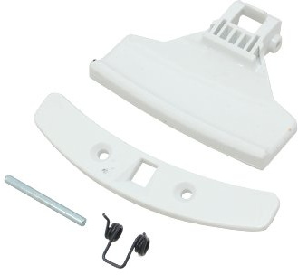 Zanussi 50267907009 - Tirador para puerta de lavadora, color blanco