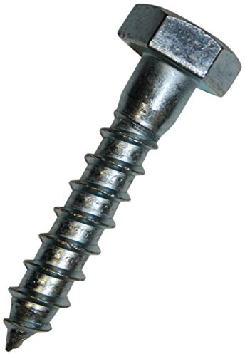 Dresselhaus Sechskant-Holzschrauben, 6 x 80 mm, galvanisch verzinkt, 200 Stück