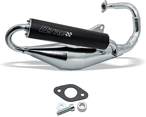 D'échappement q-tre – tre Chrome pour avec ABE, Peugeot Buxy, Elyseo, Elystar, Looxor, Speedake, New Viva vity, Vivacity, Speedfight 1, 2, Squab, Splinter, TKR, Trekker, Zenith 50