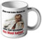 Tasse #9800 Alfred Tetzlaff/Wenn man keine Ahnung hat, sollte man bescheiden das/Ekel Alfred/Ruhrtal Kult TV Serie/Büro/Zubehör