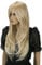 CAISHA 70cm Perücke Kiara Fasching Karneval Cosplay Party Perücke Kiara Langhaar Blond Mix PHK11