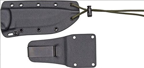 ESEE ES22SS Messer mit fester Klinge, Unisex – Erwachsene, Schwarz, Einheitsgröße