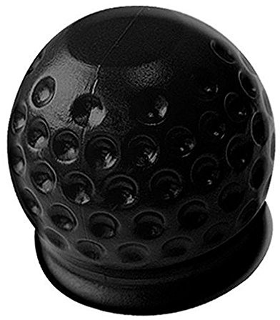 hillfield Abdeckung Anhängerkupplung schwarz Golfball Schutzkappe Kappe Anhänger Kupplung (1)
