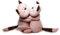 Inware 7769 - Kuscheltier Katze Mia und Pia, Katzenpärchen, 27 cm, Schmusetier, Plüschtier