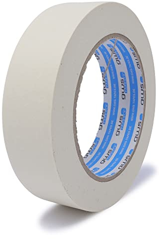 gws Maler-Kreppband 1 Rolle Profi-Qualität Maskierungsband 50 m Abdeckband 30 mm breit für genaue Farbkanten leicht ablösbar, temperaturbeständig