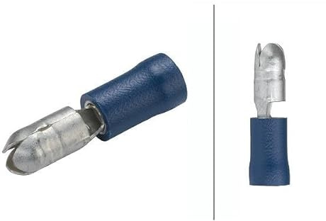 HELLA 8KW 044 025-003 Leitungsverbinder - blau - von: 1.5mm² - bis: 2.5mm² - Rundstecker - Ø: 5mm