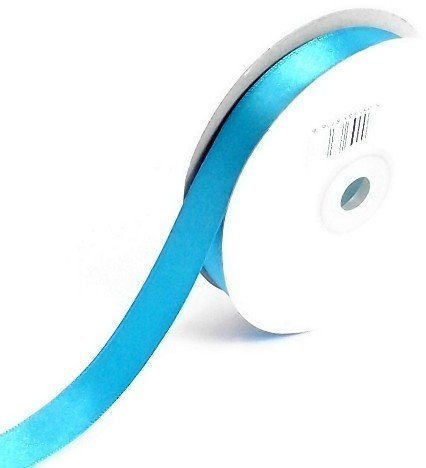 Turquoise Double Faced Satin Ribbon 10mm width (3/8) - 50 Meters (full reel) crafts gift wrap floristry