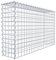 GABIONA Cesta para piedra (rectangular, malla de 5 x 5 cm, profundidad de 20 cm, cesta de cultivo tipo 3, cierre de espiral, galvanizada (100 x 60 x 20 cm)