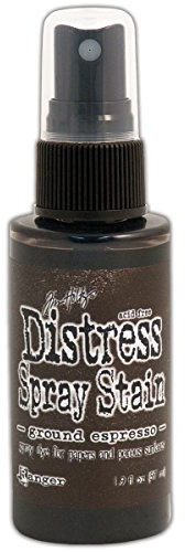 Ranger TSS-44161 August Ground Expresso Tim Holtz Distress Spray Stains Bottles, 1.9 oz
