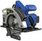 Rhino - Scies circulaires électriques, filaire 230V/1200w/50Hz - Lame Carbure de tungstène 185mm x 20mm (24 dents) - Guide laser, plateau métallique inclinable, poignée ergonomique Gris