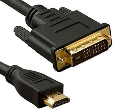 10m HDMI to DVI Cable - Pro Quality (100% Copper Wire & Oxygen Free OFC) ~ 1080p (Full HD) ~ v1.3 ~ Video ~ DVI-D (Dual Link) 24+1 Pins ~ 24k Gold Plated
