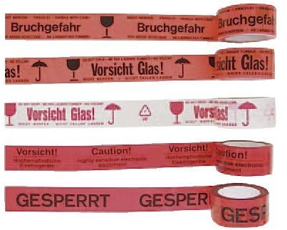 WIHEDÜ 400.084 Warndruckbänder, Gesperrt