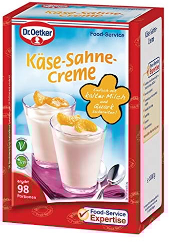 Dr. Oetker Professional Käse-Sahne-Dessertcreme, Dessertpulver in 1 kg Packung