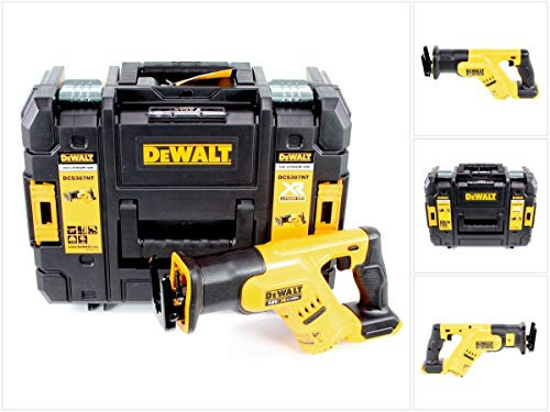Dewalt DCS387NT-XJ Scie sabre, 18 V, Jaune/noir