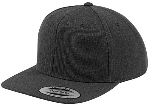 Yupoong Unisex Classic Snapback Cap Kappe, darkgrey/darkgrey, Einheitsgröße