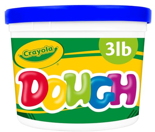 Crayola Modeling Dough, Blue, Bulk Classroom & Art Supplies For Kids, 3lb, Resealable Bucket