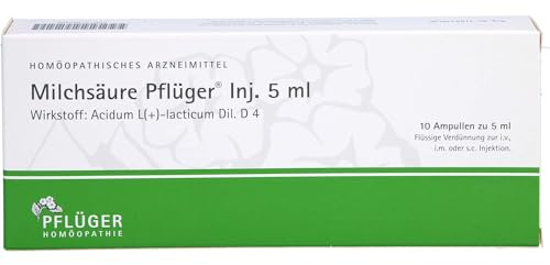 MILCHSÄURE Pflüger Injektionslösung 5 ml 10 St