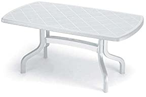 Tavolo Scab in resina Ribalto bianco 160x 90 1853 [SCAB]