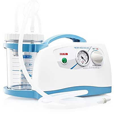 CA-MI ASPIRADOR QUIRURGICO NEW ASKIR 20 - RECIPIENTE DE 1 LITRO - 16 LPM
