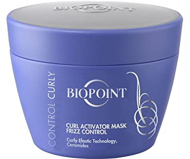 Biopoint Control Curly - Maschera Attivaricci, Districa e Nutre i Capelli Ricci, Azione Rigenerante e Protettiva Contro Effetto Crespo, Dona Morbidezza e Tonicità, 200 ml