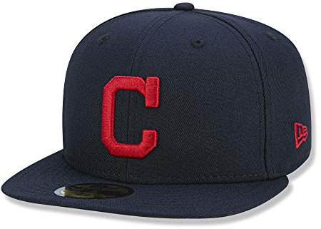 New Era Cleveland Indians Authentic On-Field 59FIFTY Fitted MLB Cap Road, 7 3/8