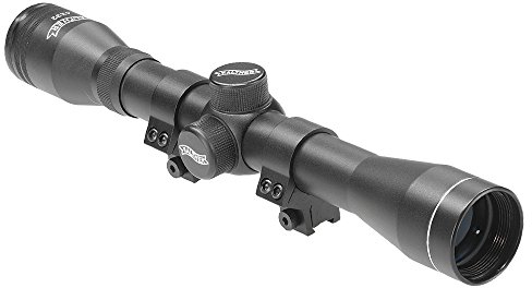 Walther Zielfernrohr RS 4 x 32, Ø 23 mm Objektiv, Fernrohr für Luftgewehre, unbeleuchtet, inkl. Ø 11 mm Montagering
