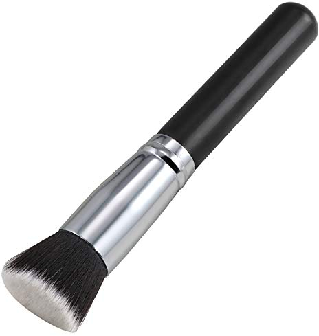 TRIXES Foundation Make-up Pinsel - Flat Top Kabuki Brush Blender - Komplettanwendung für Concealer-, Puder-, Creme- und Flüssig-Make-up - Dichte Premium-Synthetik-Polier- und Tupferborsten