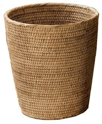 Basket PK Papierkorb Rattan, rattan dunkel H x Ø 33x30cm