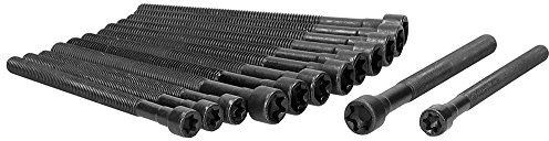 Ajusa Bolt Kit Cylinder Head, Automotive Engine Bolts Kit, 14 Pieces, M11, Stainless Steel, Torx Socket Head, Partially Threaded, 1.25mm Pitch