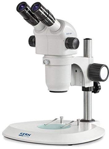 KERN Optics Stereo-Zoom Mikroskop für Flexible und Professionelle Anwender, Binokular Tubus, 0.8x - 7x Objektiv, Säule