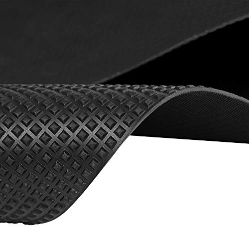 9m² Pyramidenmatte, 1,20 x 7,50m, Stärke: 3mm, Schwarz