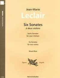 Sonaten(6) - 2 Violins - Buch