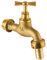 Provence Outillage 01200 Robinet à Nez en Laiton Or 20 x 27 mm